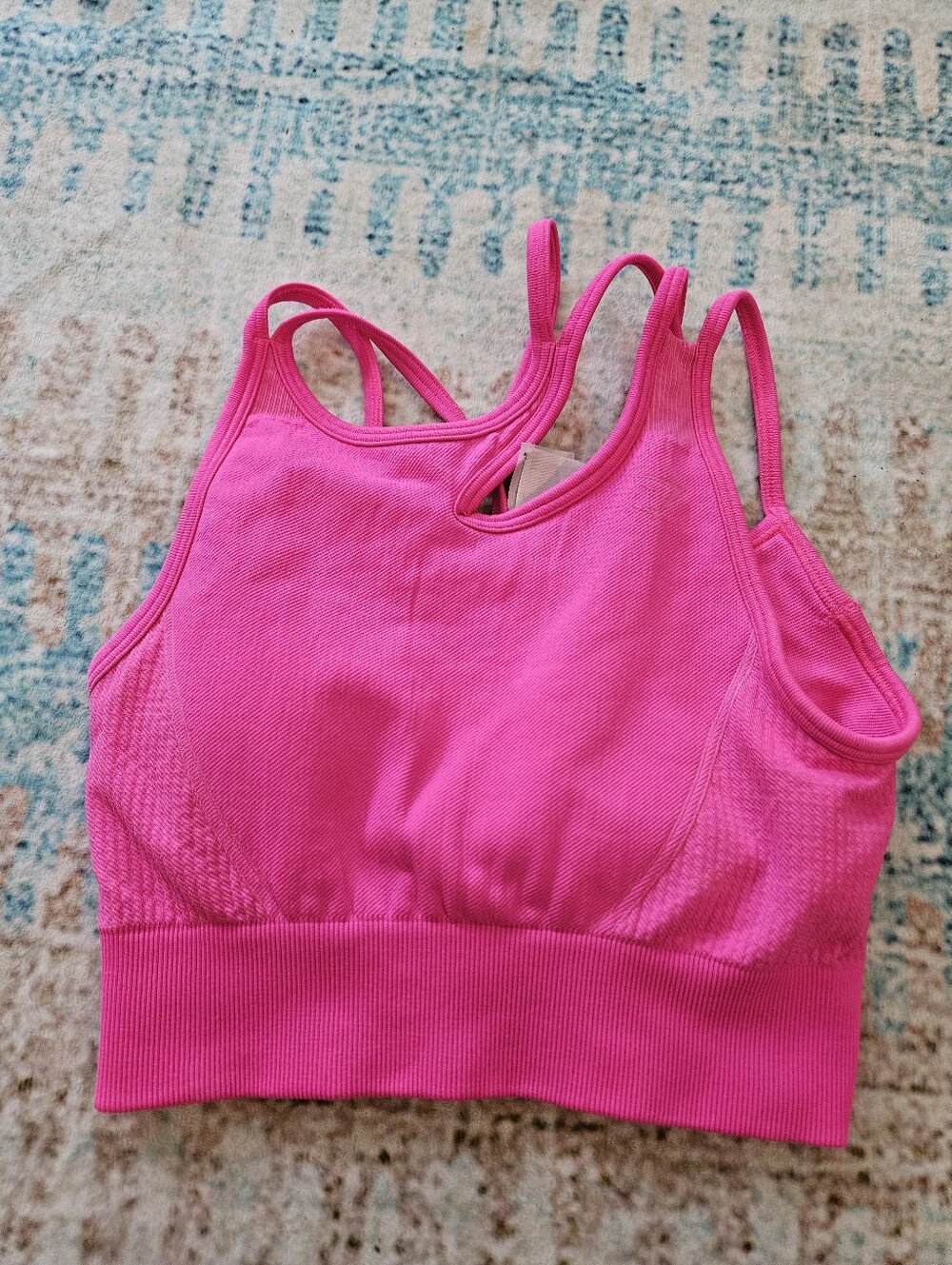 Women's Seamless Sports Bralette - Hot Pink
